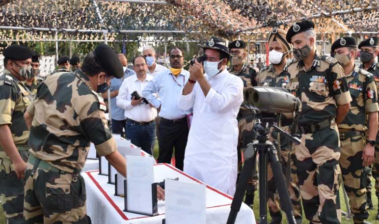 MoS Home G Kishan Reddy visits BSF headquarters in Jammu